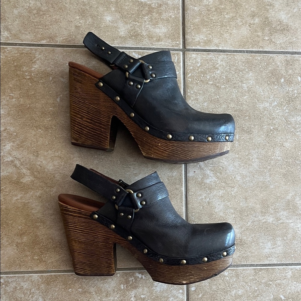 Blue clogs Kork-Ease